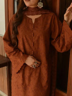 Noor-e-Sabah | 3 Piece - Printed Suit Zebaaish
