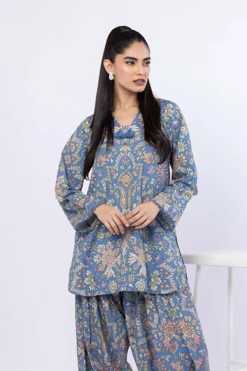 Noor-e-Hijr | 2-Piece printed suit Zebaaish