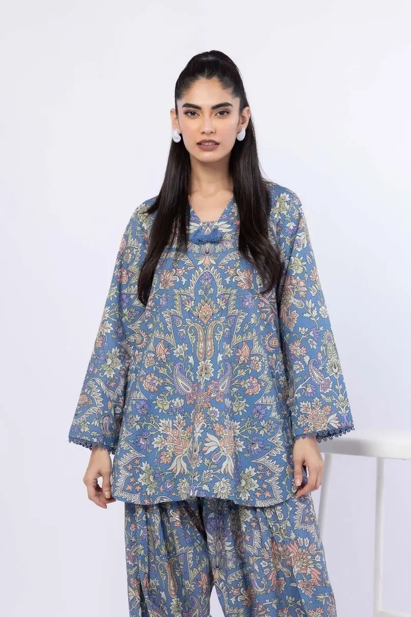 Noor-e-Hijr | 2-Piece printed suit Zebaaish