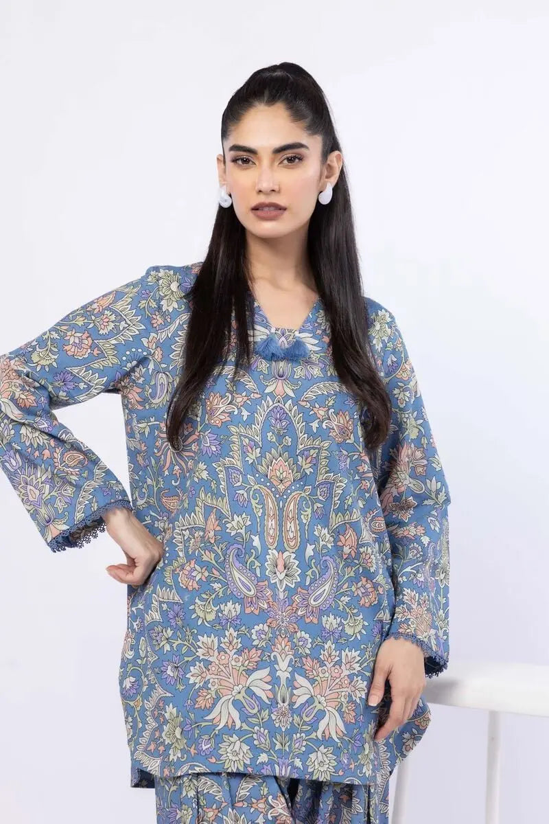 Noor-e-Hijr | 2-Piece printed suit Zebaaish