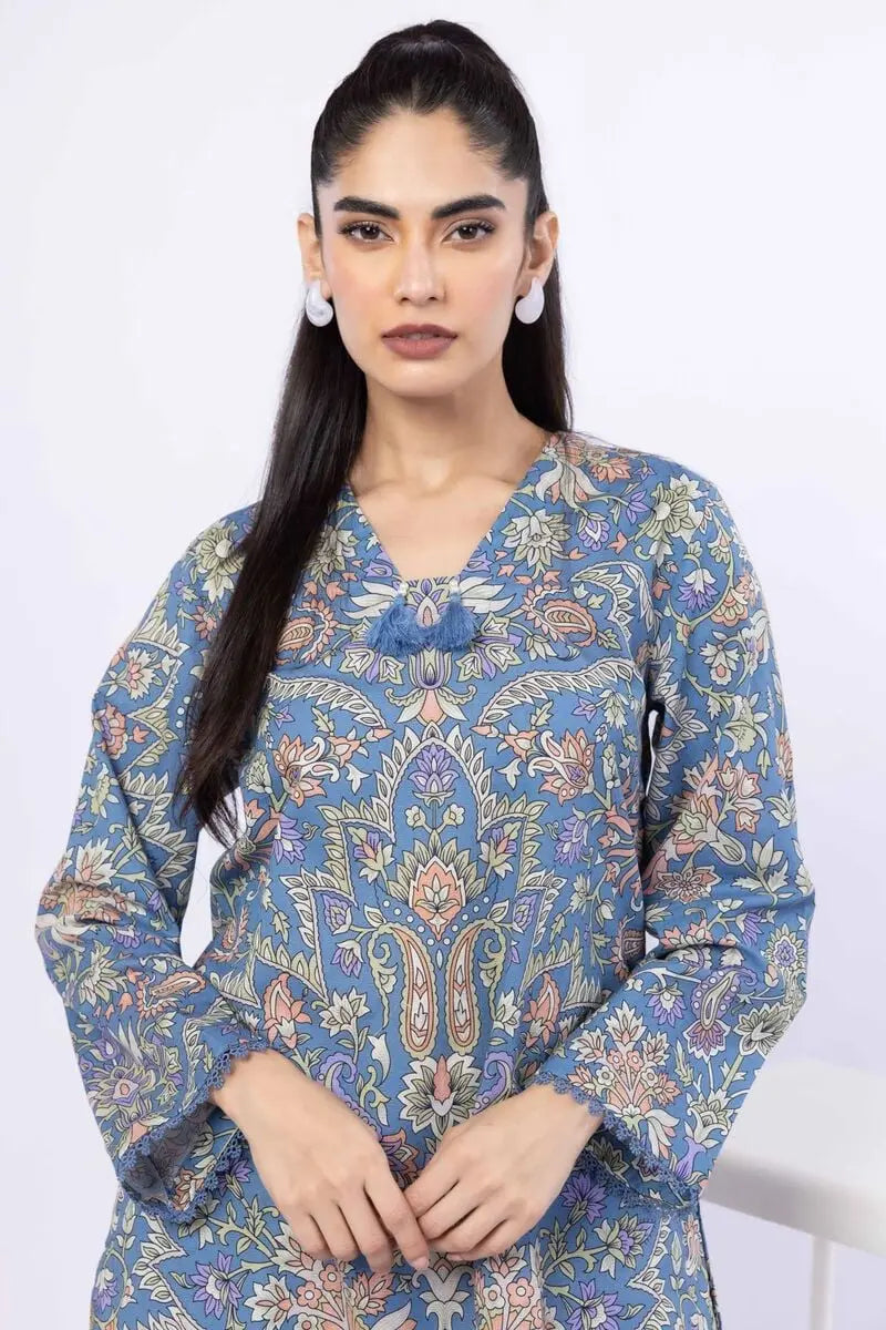 Noor-e-Hijr | 2-Piece printed suit Zebaaish
