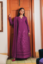Zeb-Tan | 3-piece Embroidery suit Zebaaish