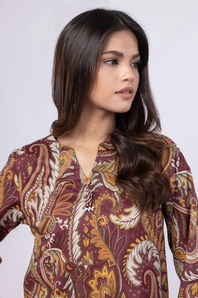 Gul-e-Shabnam | 2-Piece printed suit Zebaaish