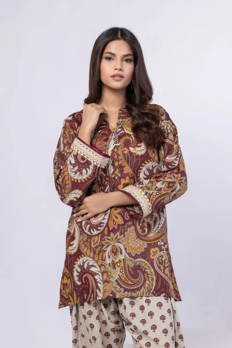 Gul-e-Shabnam | 2-Piece printed suit Zebaaish