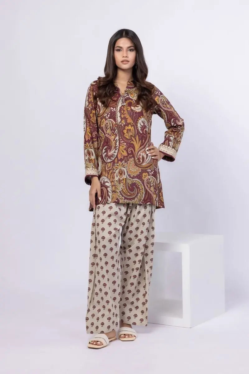 Gul-e-Shabnam | 2-Piece printed suit Zebaaish