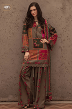 Gull Zabi | 2-Piece printed suit Zebaaish