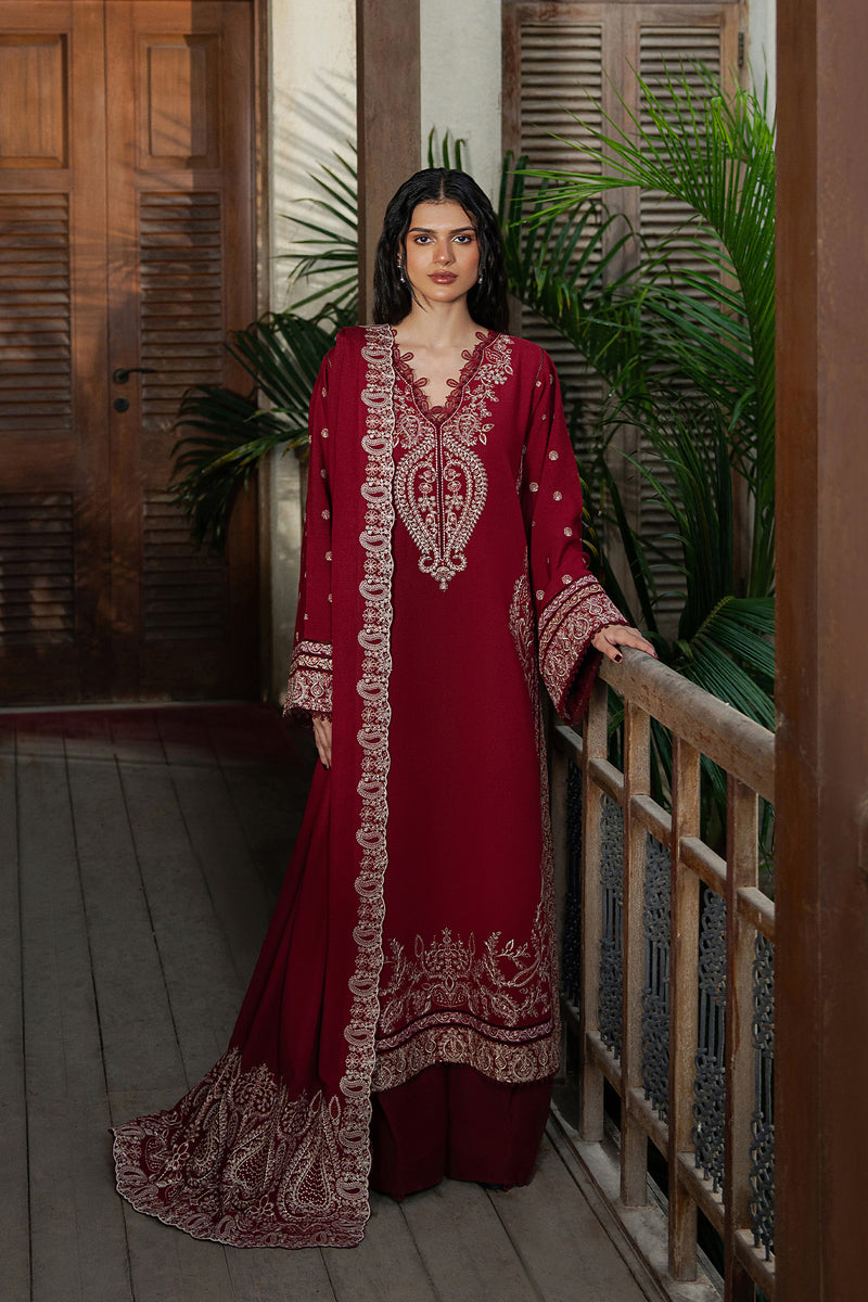 Mah-noor | 3-piece embroidery suit