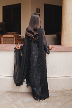 Black Rose | 3-piece embroidery suit Zebaaish