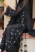 Black Rose | 3-piece embroidery suit Zebaaish